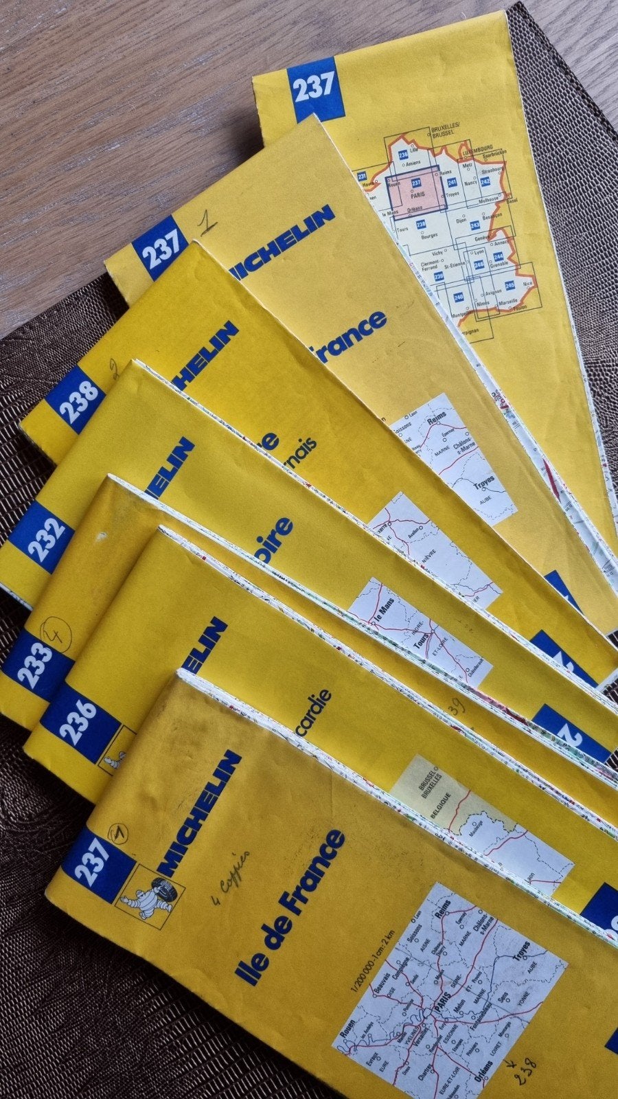Michelin wegenkaarten Frankrijk, Ophalen of Verzenden, Frankrijk