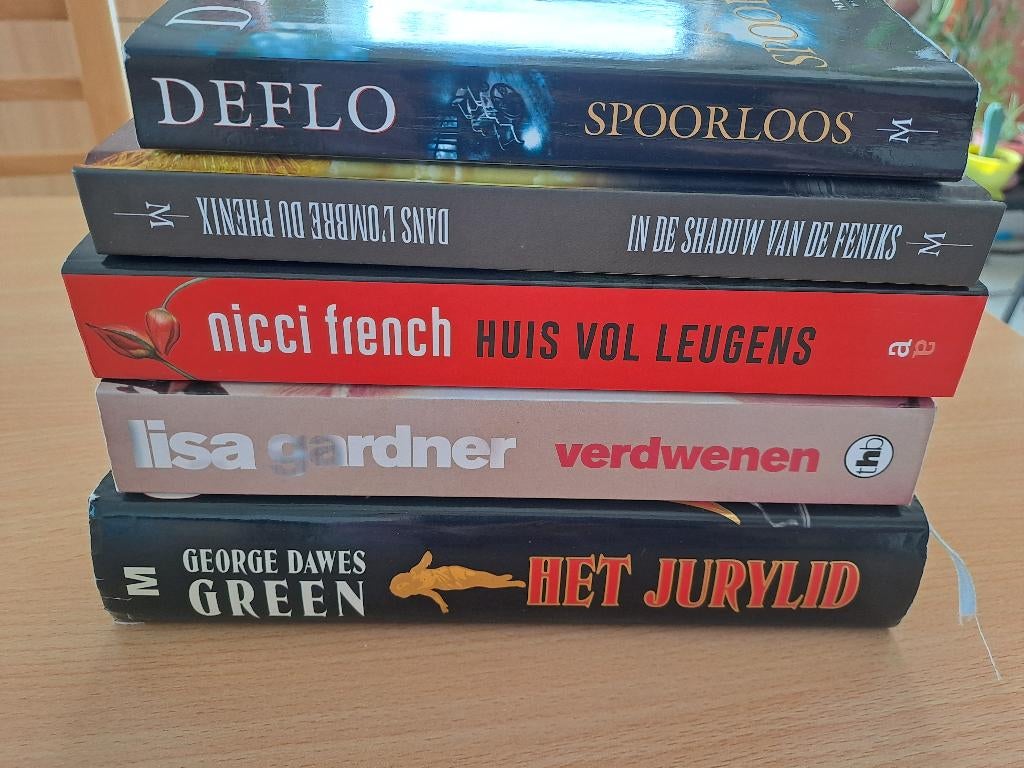 Bundel van 5 boeken (thrillers), Enlèvement, Utilisé