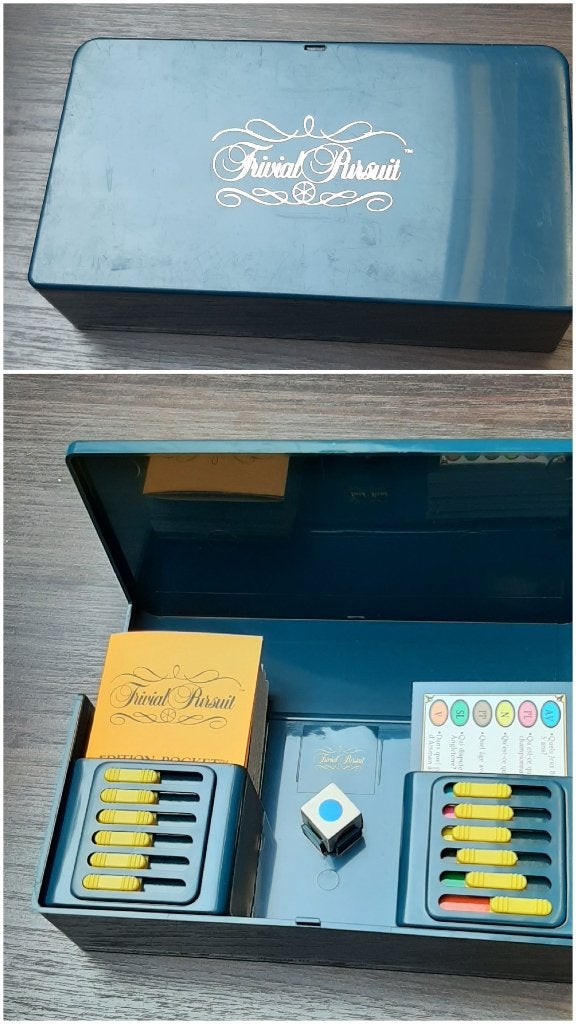 Trivial Pursuit de voyage, Trois ou quatre joueurs, Enlèvement, Comme neuf