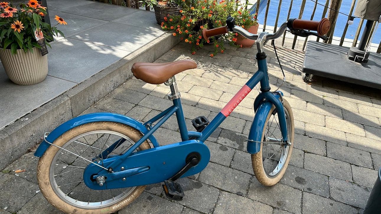 Veloretti kinderfiets 16 inch, Ophalen, Gebruikt, Terugtraprem, 16 tot 20 inch