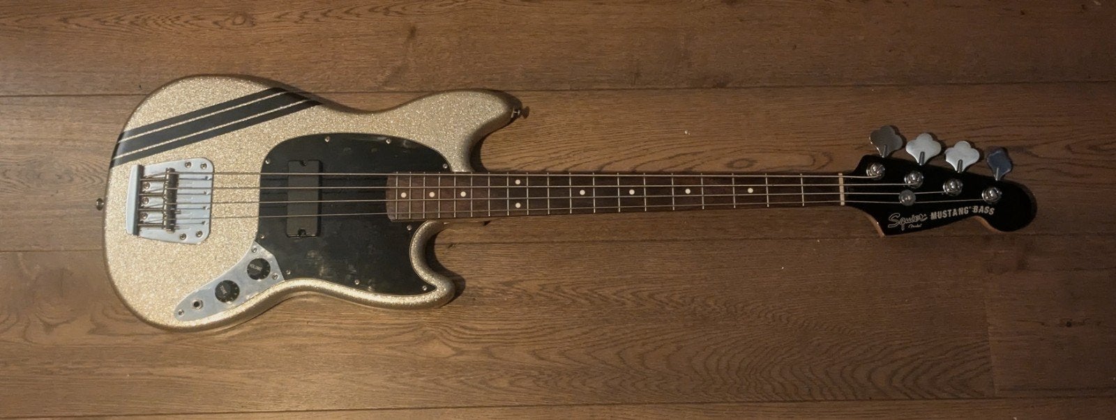 Basse Fender Squier Mustang, Musique & Instruments, Enlèvement, Utilisé, Électrique