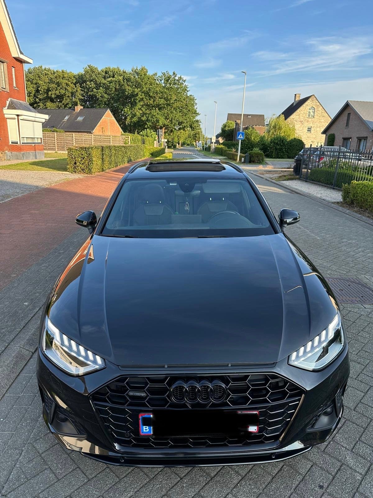 Audi A4 avant 40TDI quattro 190pk black edition s-line, Auto's, Automaat, A4, Zwart, Bedrijf