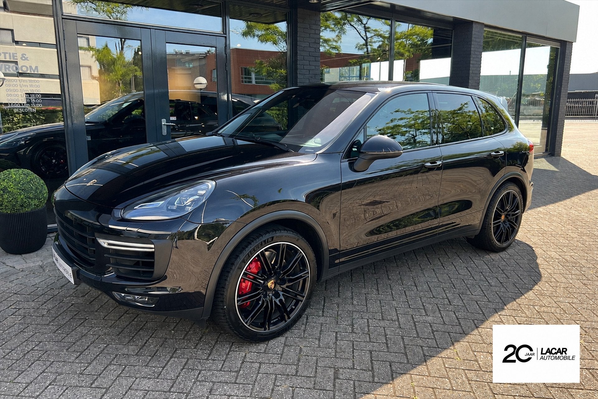 Porsche Cayenne 4.8 Turbo, Auto's, Automaat, Cayenne, Gebruikt, Zwart