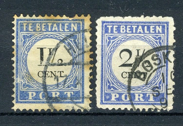 NEDERLAND P15/16 gestempeld 1894-1910 -2, Verzenden, T/m 1940, Gestempeld