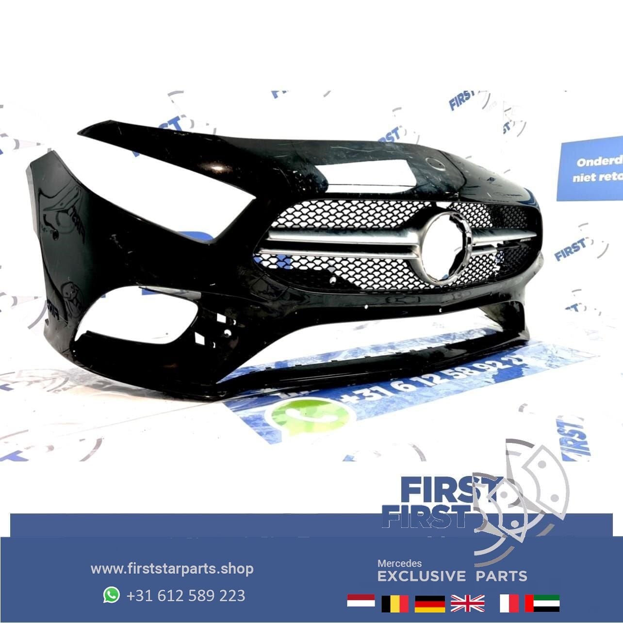 W177 A35 AMG Voorbumper Mercedes A Klasse zwart 2019-2022, Utilisé, -, Avant, -