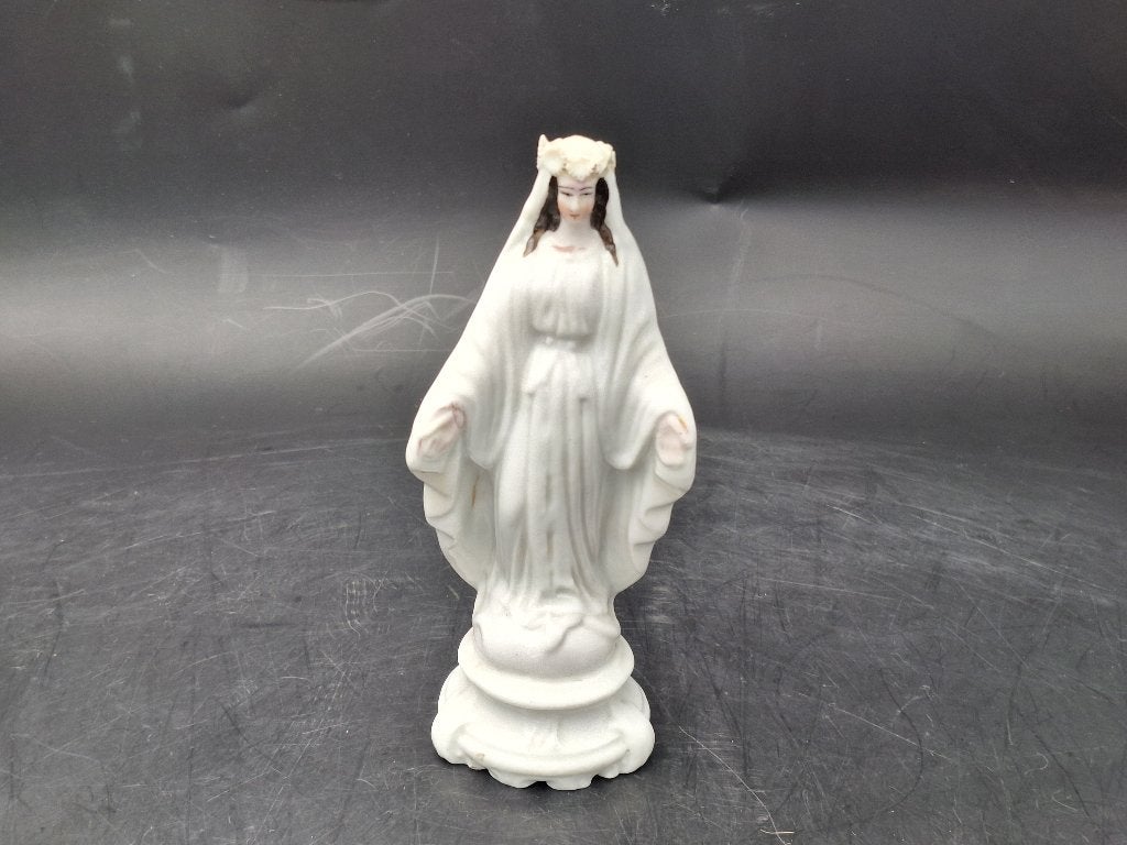 oud porseleinen Maria beeldje, begin 1900, Antiek en Kunst, Ophalen of Verzenden
