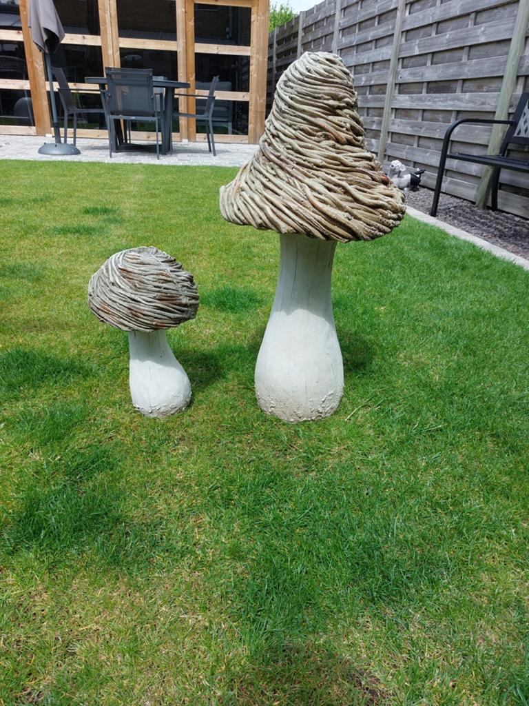Decoratieve paddenstoelen, Tuin en Terras, Tuinbeelden, Ophalen, Zo goed als nieuw, Kunststof, Overige typen