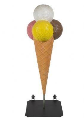 Crème glacée mobile en polyester 170 cm - crème glacée déco