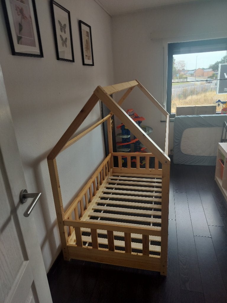 Kinderbedje, Ophalen, 70 tot 85 cm, 140 tot 160 cm, Zo goed als nieuw
