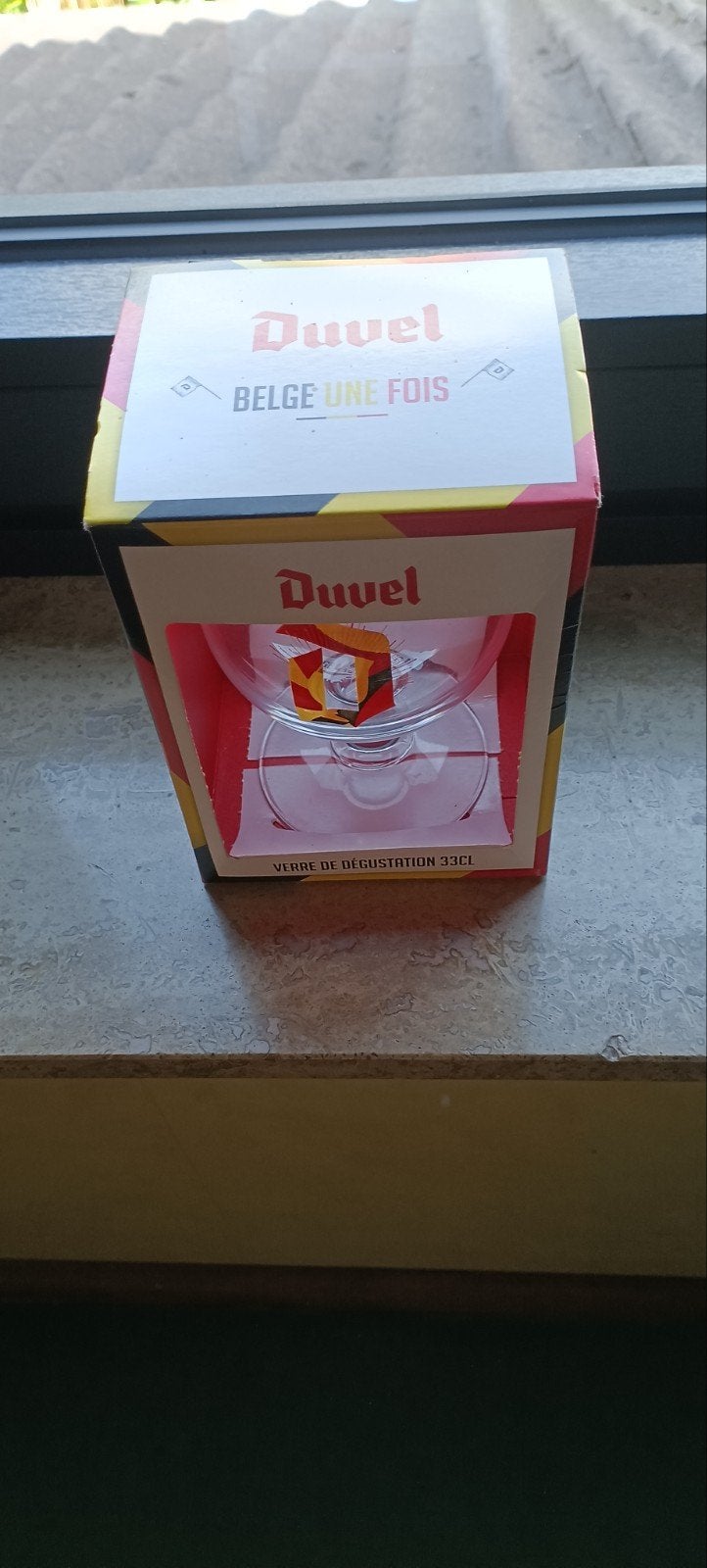 DUVELGLAS NIEUW BELGE UNE FOIS., Verzamelen, Biermerken, Ophalen of Verzenden