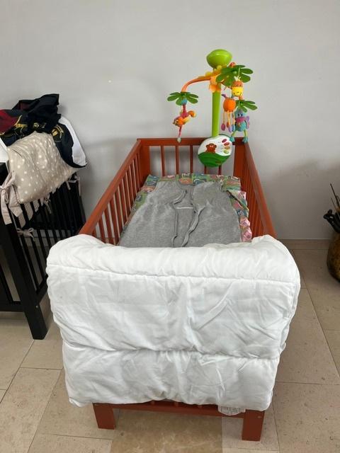Kinderbedje verstelbaar, 85 tot 100 cm, Gebruikt, Minder dan 140 cm, Ophalen