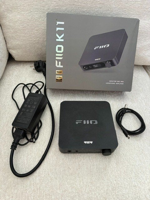 FiiO K11 R2R Noir - DAC / Ampli Casque, TV, Hi-fi & Vidéo, Convertisseurs, Enlèvement, Utilisé