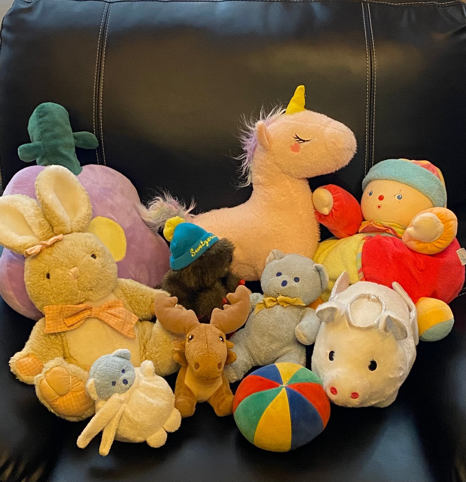 Lot de 10 peluches propres, prix : 15€, Enlèvement ou Envoi, Comme neuf