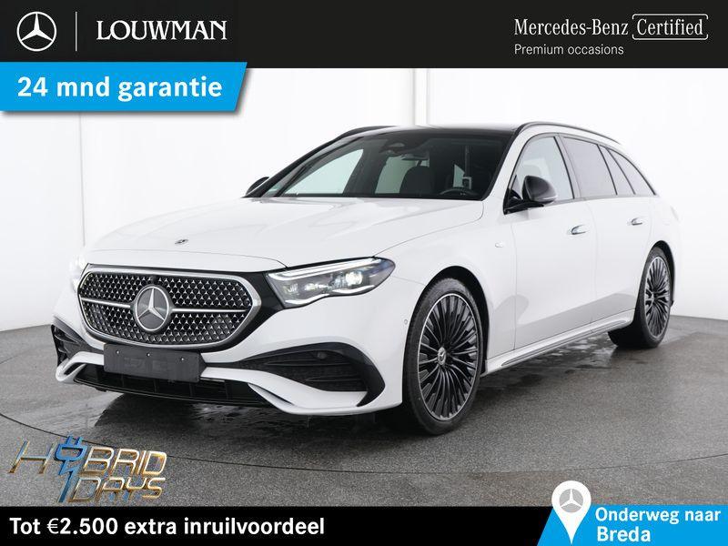 Mercedes-Benz E 300 Estate e AMG Line AMG Line | Night Pakke, Auto's, Automaat, Zwart, Wit, Break