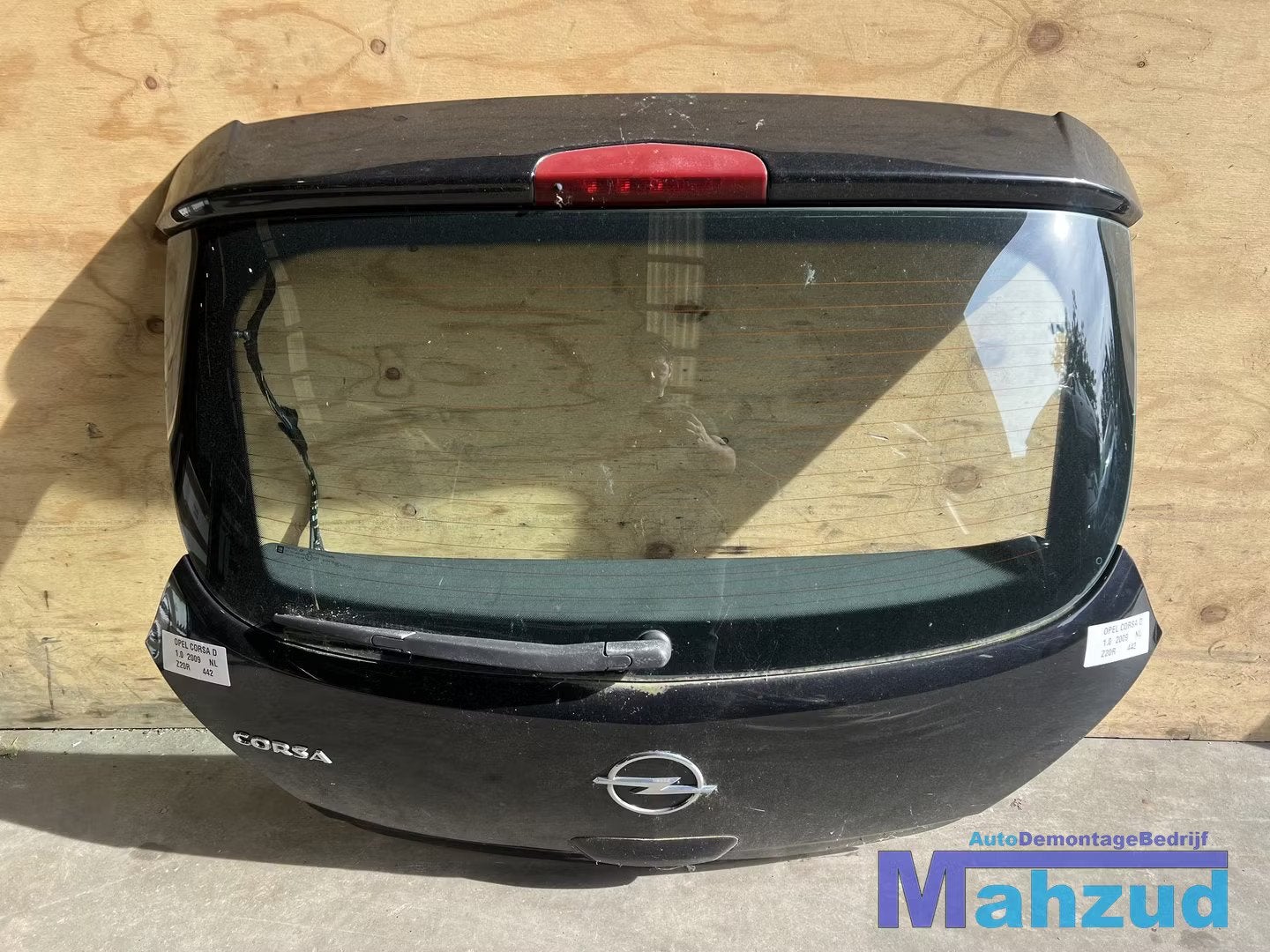 OPEL CORSA D Zwart Z20R achterklep (3deurs) 2005-2014, Gebruikt, Deur, Opel Automobile GmbH, Kontakt@opel-infoservice.de