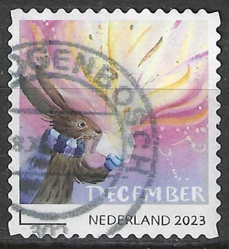 Nederland 2023 - Yvert 4202 - Kerstscenes (ST), Verzenden, Gestempeld