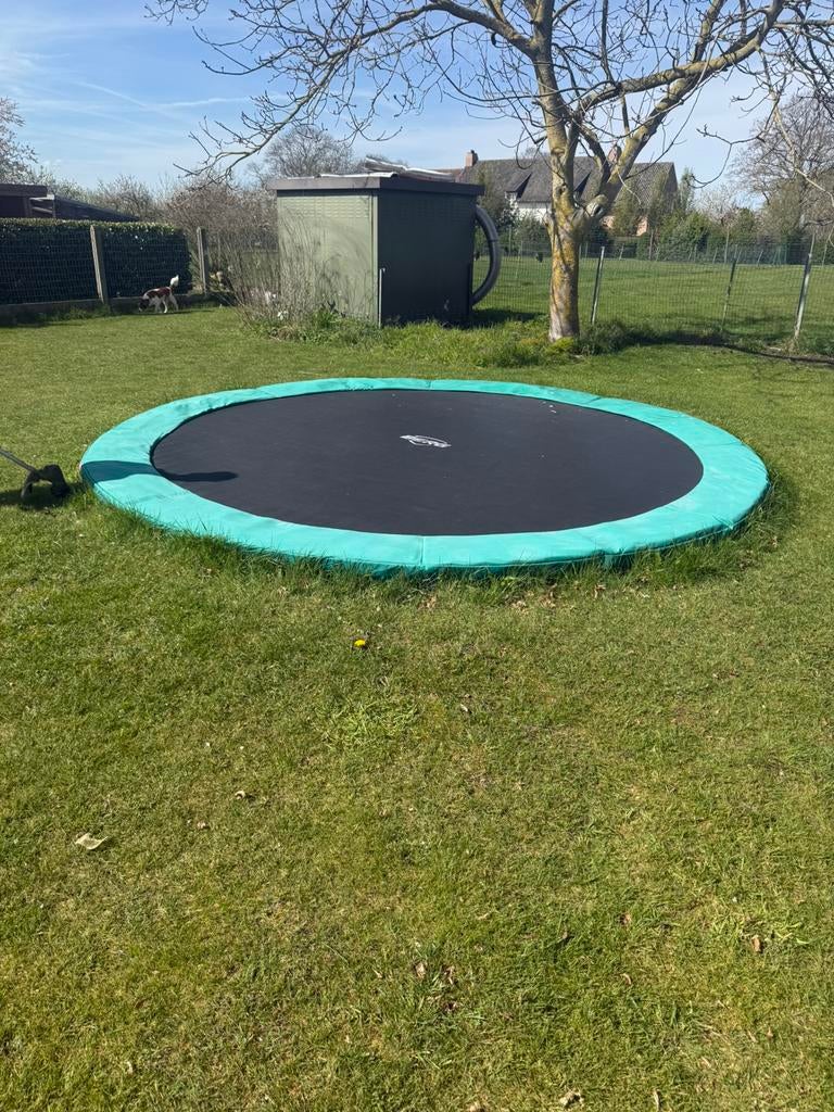Trampoline 4m, Ophalen of Verzenden, Zo goed als nieuw