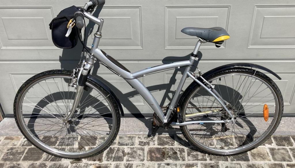 B'Twin Original 5 Unisex Hybridefiets/VTC Stadsfiets 28 inch, Autres marques, Frein sur jante, 49 à 53 cm, Comme neuf