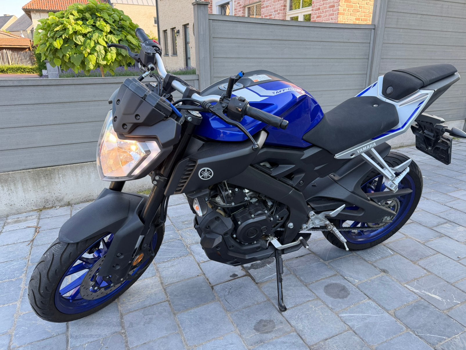 Yamaha MT125 - Mivv uitlaat - Nieuwstaat!, Nieuw, Particulier, Sportuitlaat, Naked bike