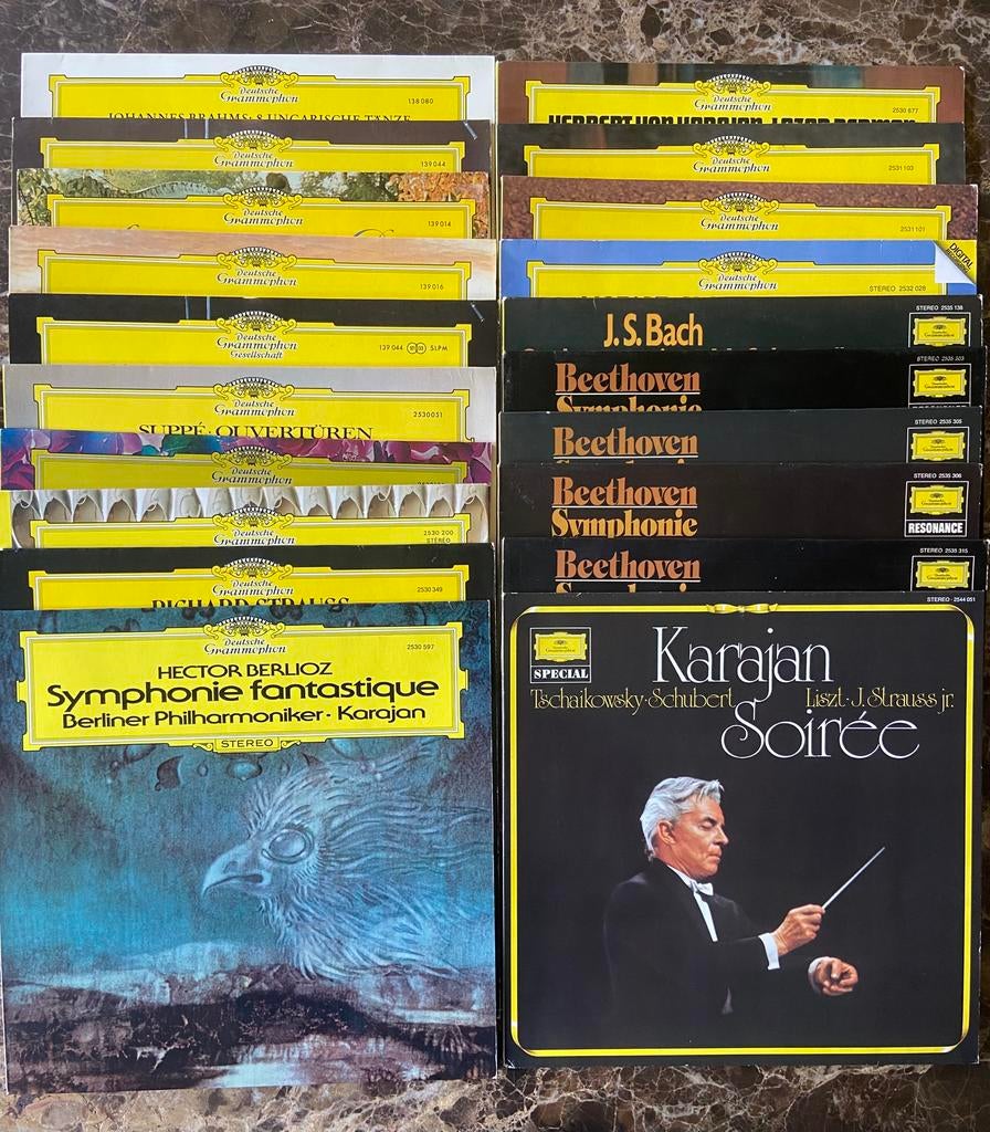 20 lp’s Von Karajan DGG, Ophalen of Verzenden, Zo goed als nieuw