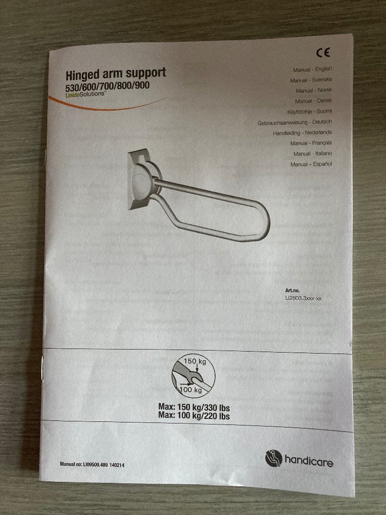 Nieuwe handbeugels 80 cm wit. Perfecte staat, Ophalen of Verzenden, Nieuw