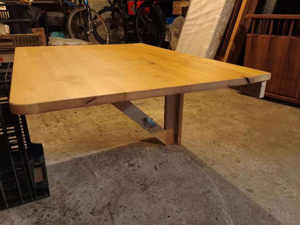 petite table pliante, Neutre, Comme neuf, Enlèvement, 75 cm ou plus