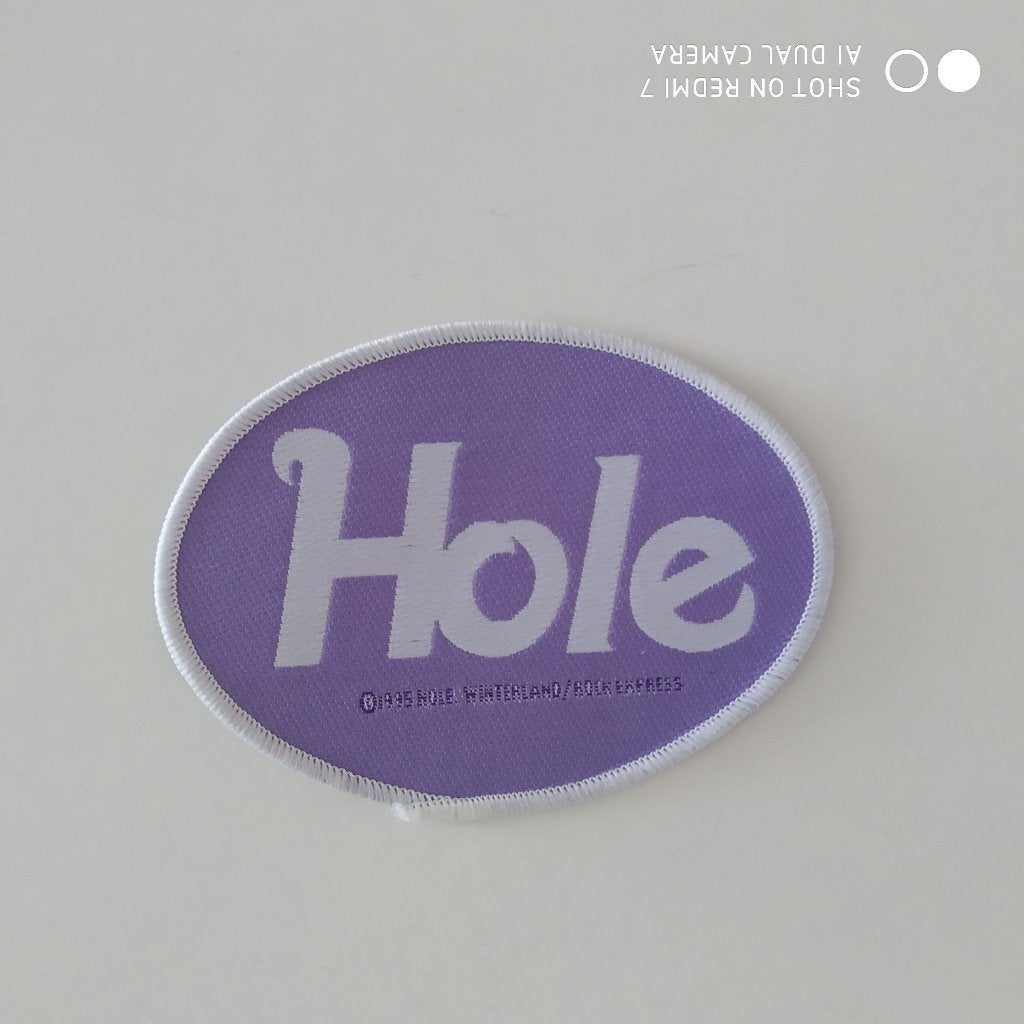 Patch vintage HOLE (Courtney Love) 1999 - neuf., Enlèvement ou Envoi, Neuf, Vêtements