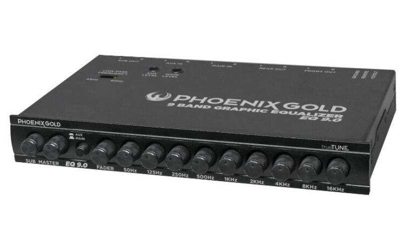 Phoenix Gold EQ9.0 9 Band Graphic Equalizer EQ, Auto diversen, Autospeakers, Nieuw, Ophalen of Verzenden