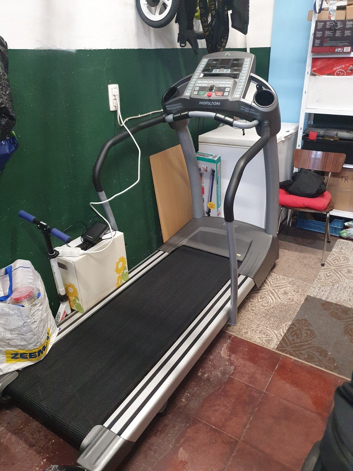Horizon Fitness Elite T608 Loopband, Ophalen, Gebruikt, Metaal, Loopband