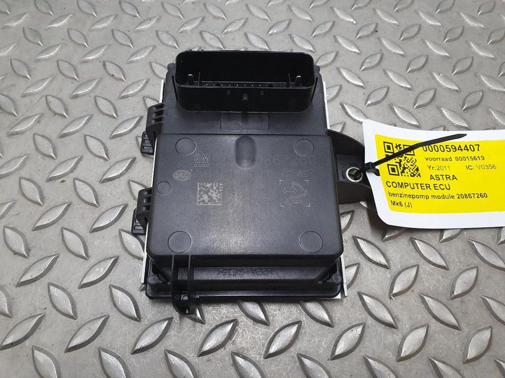 OPEL ASTRA 1.4 Turbo Sport COMPUTER ECU 2011, Enlèvement ou Envoi, Utilisé, Stiba membre