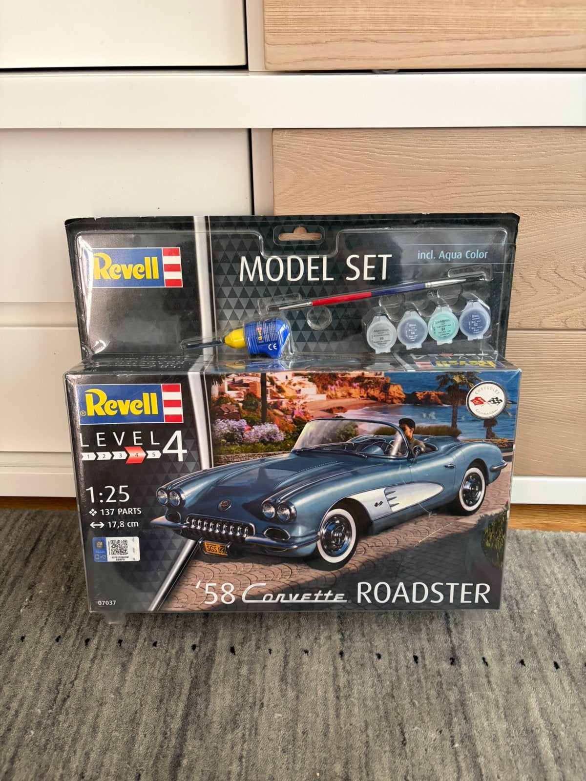 Revell Corvette Roadster 58's, Ophalen, 1:50 of kleiner, Auto, Revell