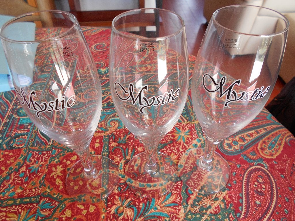 3 verres à mystic, Enlèvement