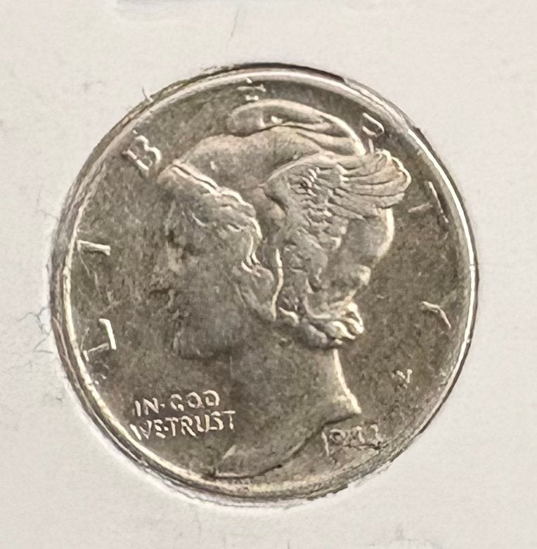 Mercury Dime 1944 USA Zilver, Postzegels en Munten, Munten | Amerika, Ophalen of Verzenden, Zilver