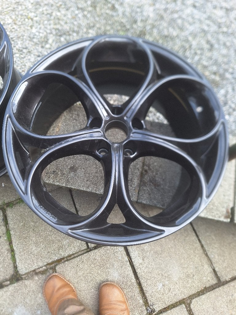 Jantes Alfa Roméo Giulia, Autos : Pièces & Accessoires, Pneus & Jantes, Pneus hiver, Utilisé, Jante(s), 19 pouces