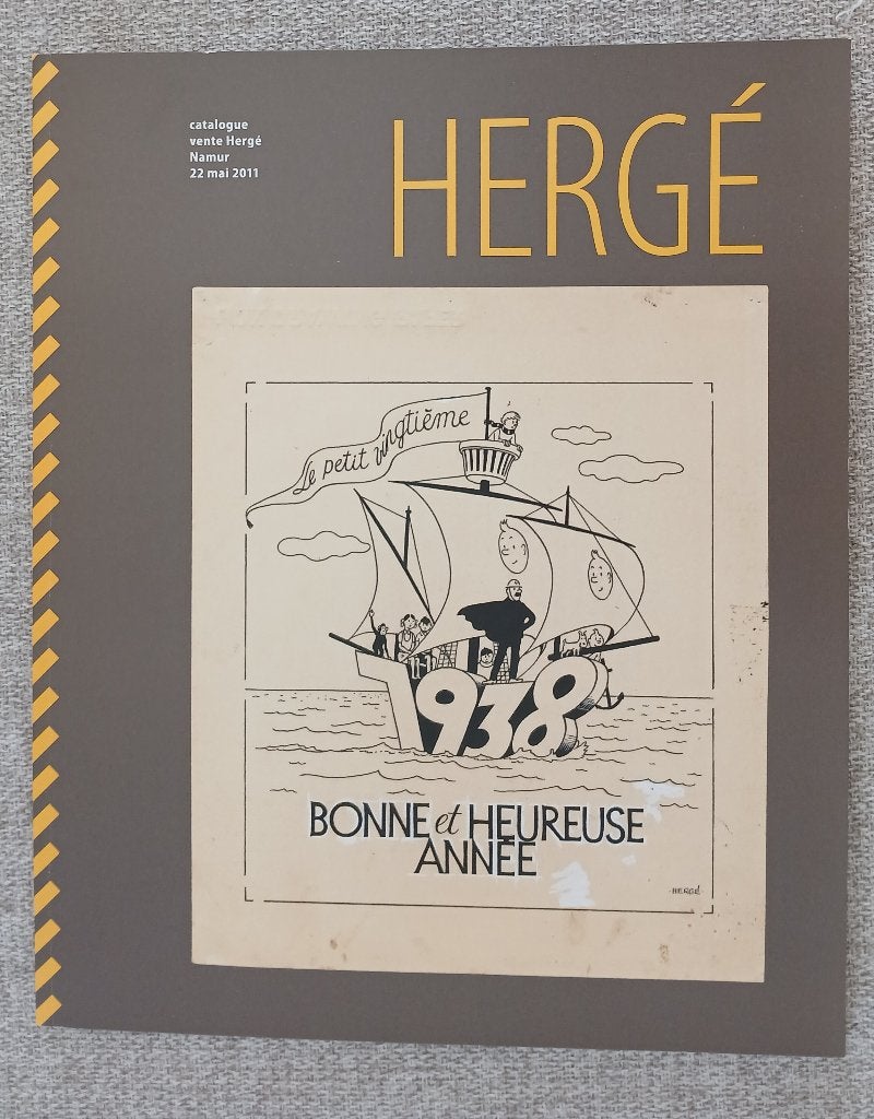BD Catalogue de vente Hergé à Namur le 22 mai 2011 EO Neuf, Eén stripboek, Ophalen of Verzenden, Nieuw