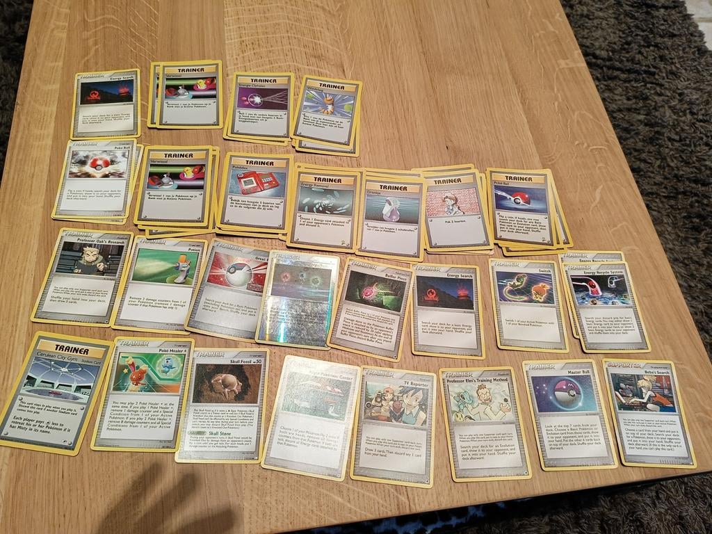 Pokémon kaarten 1995-2008, Ophalen