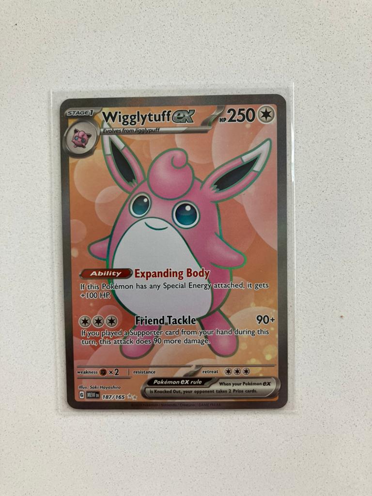 Wigglytuff ex ( MEW 187), Hobby en Vrije tijd, Verzamelkaartspellen | Pokémon, Ophalen of Verzenden, Nieuw