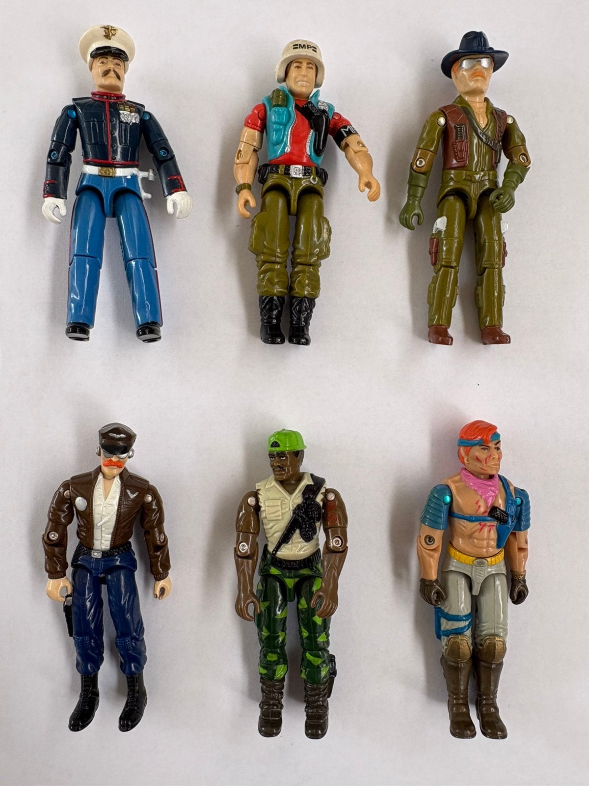 Lot GI Joe figuren & accessoires (jaren 80/90), Verzamelen, Poppetjes en Figuurtjes, Ophalen, Gebruikt