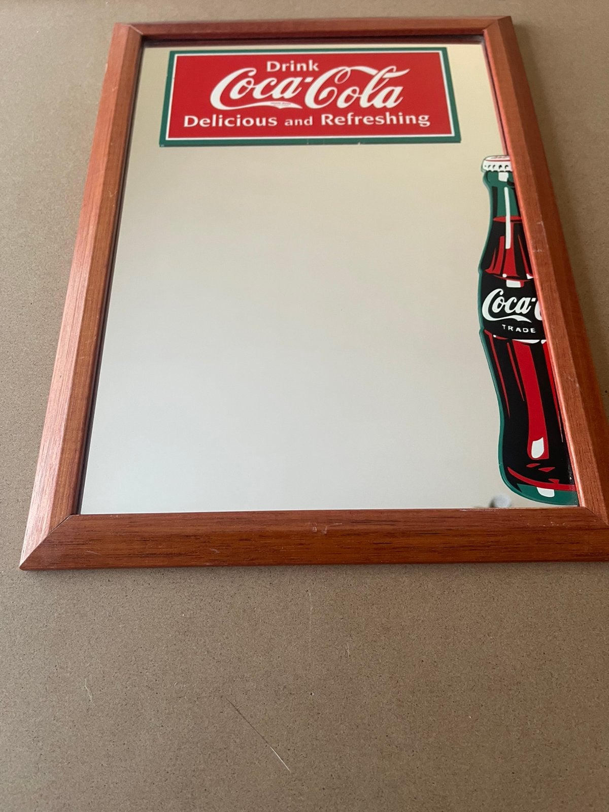 Coca cola spiegel, Verzamelen, Merken en Reclamevoorwerpen, Ophalen, Zo goed als nieuw