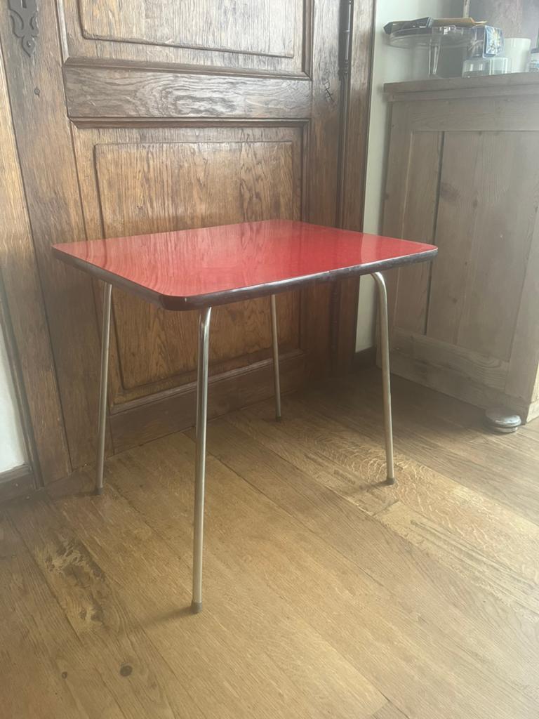 Formica bijzet tafeltje 1960, Ophalen, Zo goed als nieuw