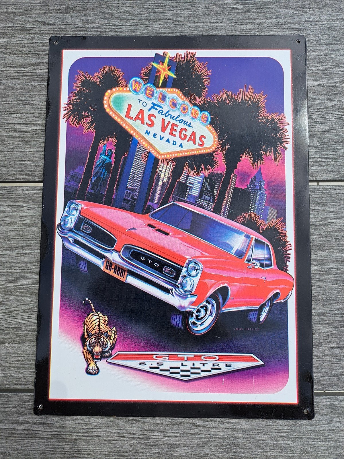 Panneau publicitaire Ford GTO de Las Vegas, Collections, Enlèvement ou Envoi, Comme neuf, Panneau publicitaire