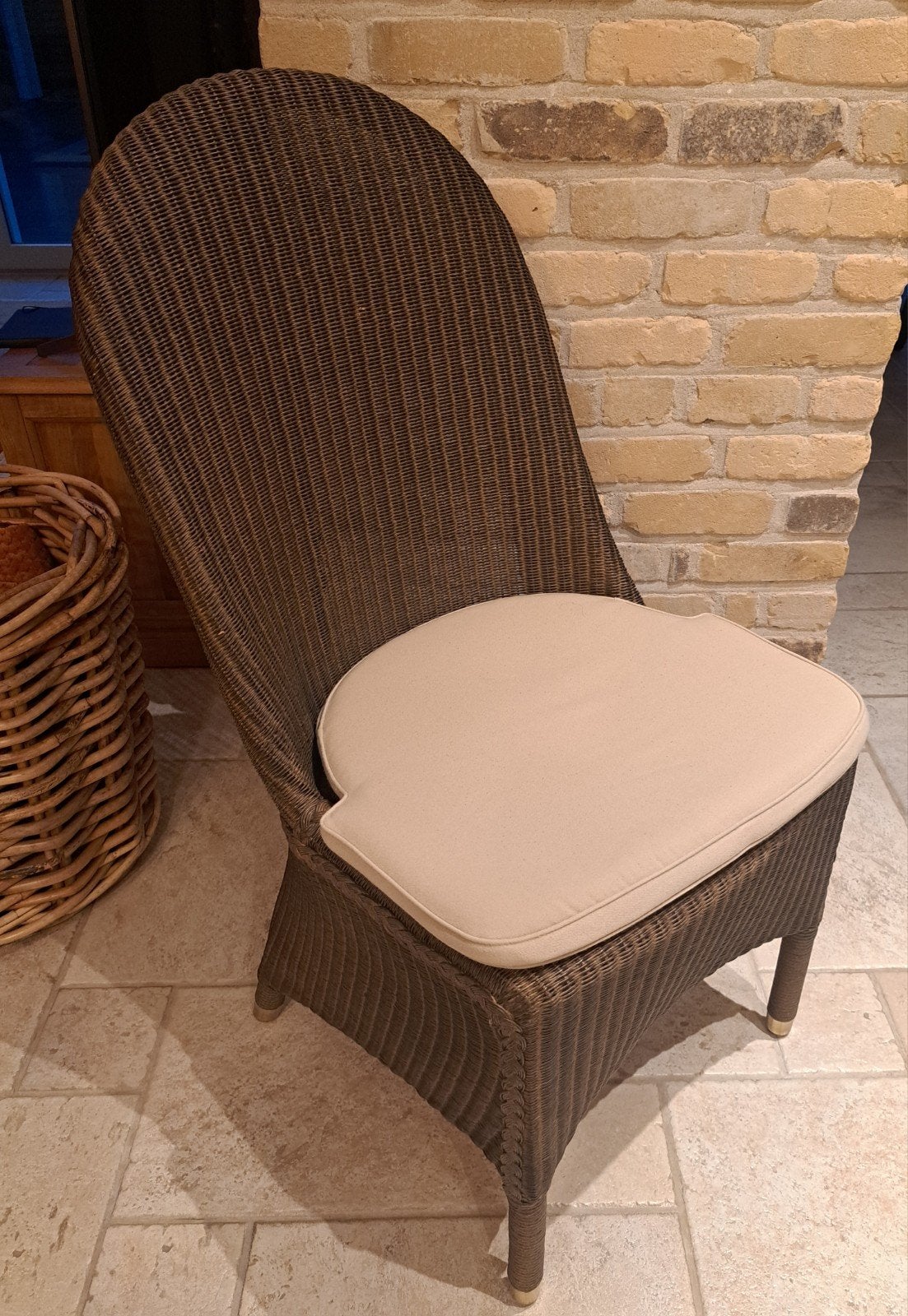 6 eetkamerstoelen - Lloyd Loom, Ophalen, Bruin, Vijf, Zes of meer stoelen