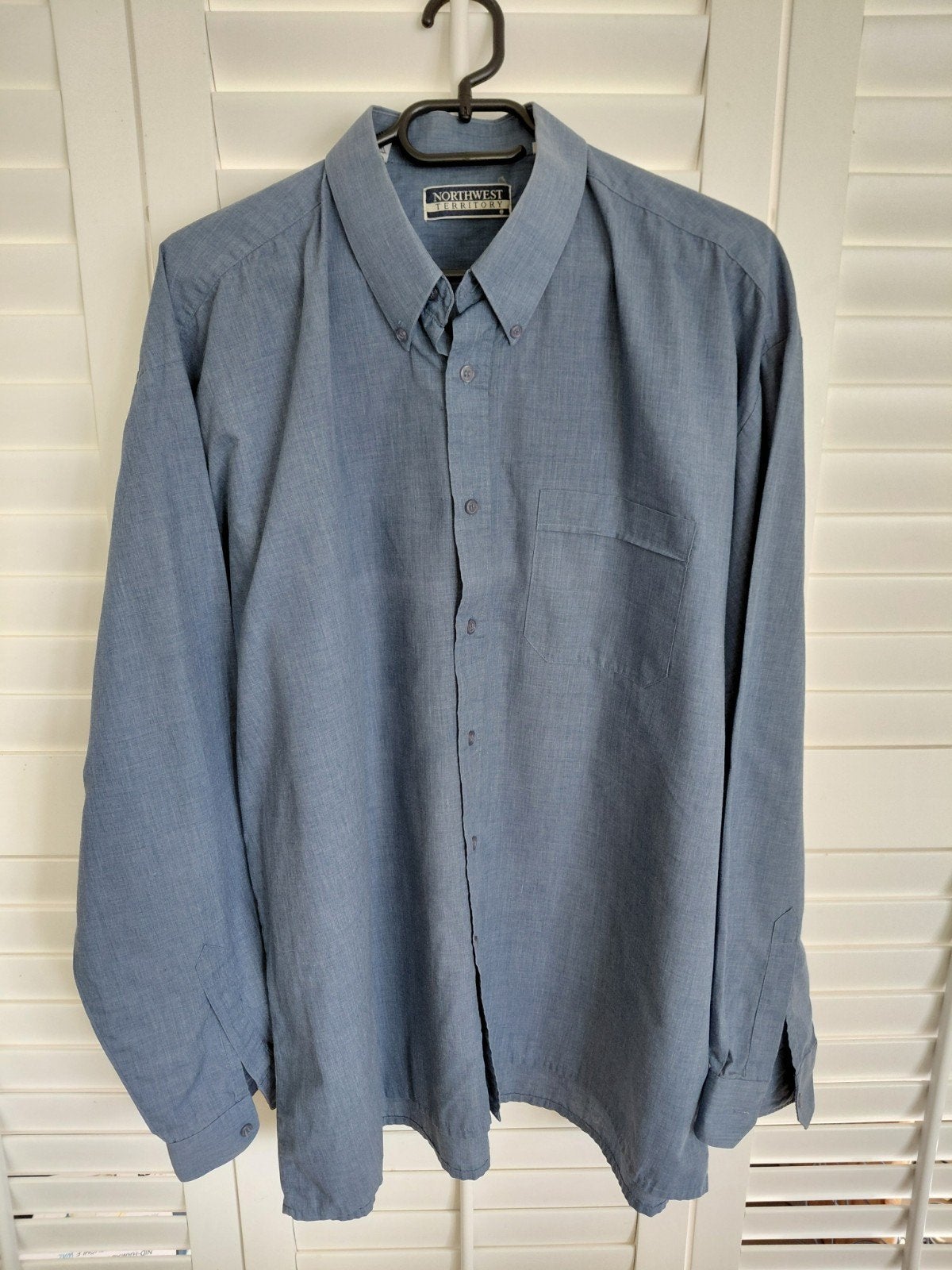 Blauw hemd maat 46, Kleding | Heren, Ophalen of Verzenden, Gedragen, Blauw
