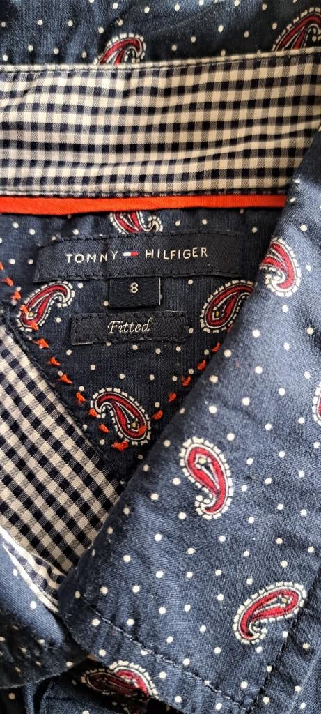 Blouse à manches longues pour femme TOMMY HILFIGER taille 38, Enlèvement ou Envoi, Comme neuf, Bleu, Taille 38/40 (M)