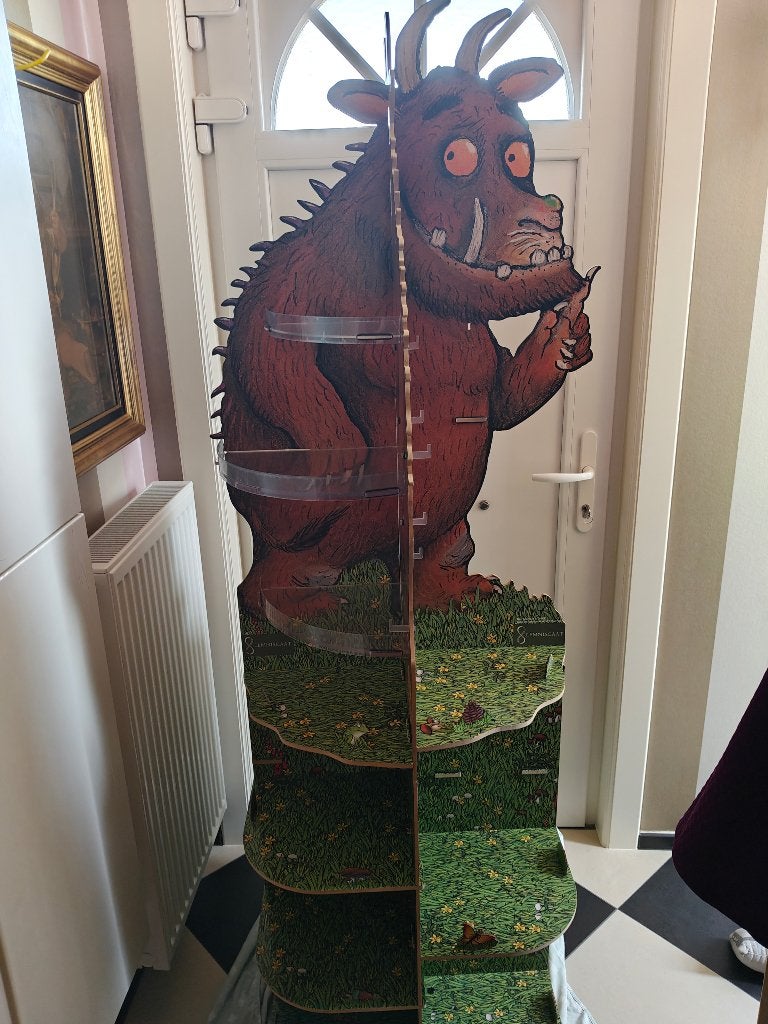 Origineel 360 graden boekenrek De Gruffalo Winkelrek kast, Met plank(en), Ophalen of Verzenden, Zo goed als nieuw, 150 tot 200 cm