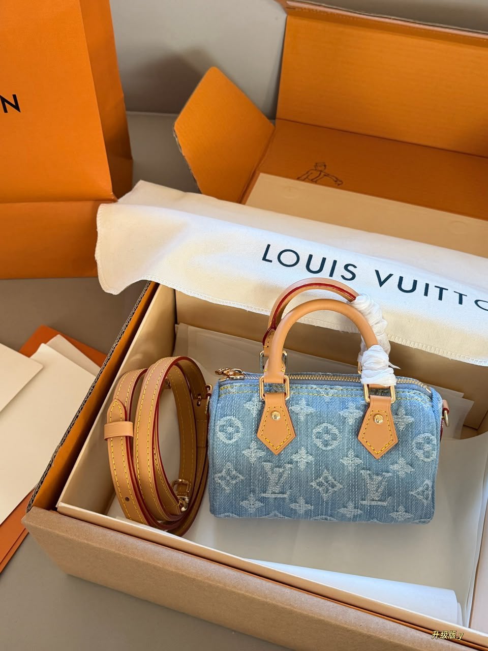 Louis Vuitton Denim Bag, Ophalen of Verzenden, Nieuw