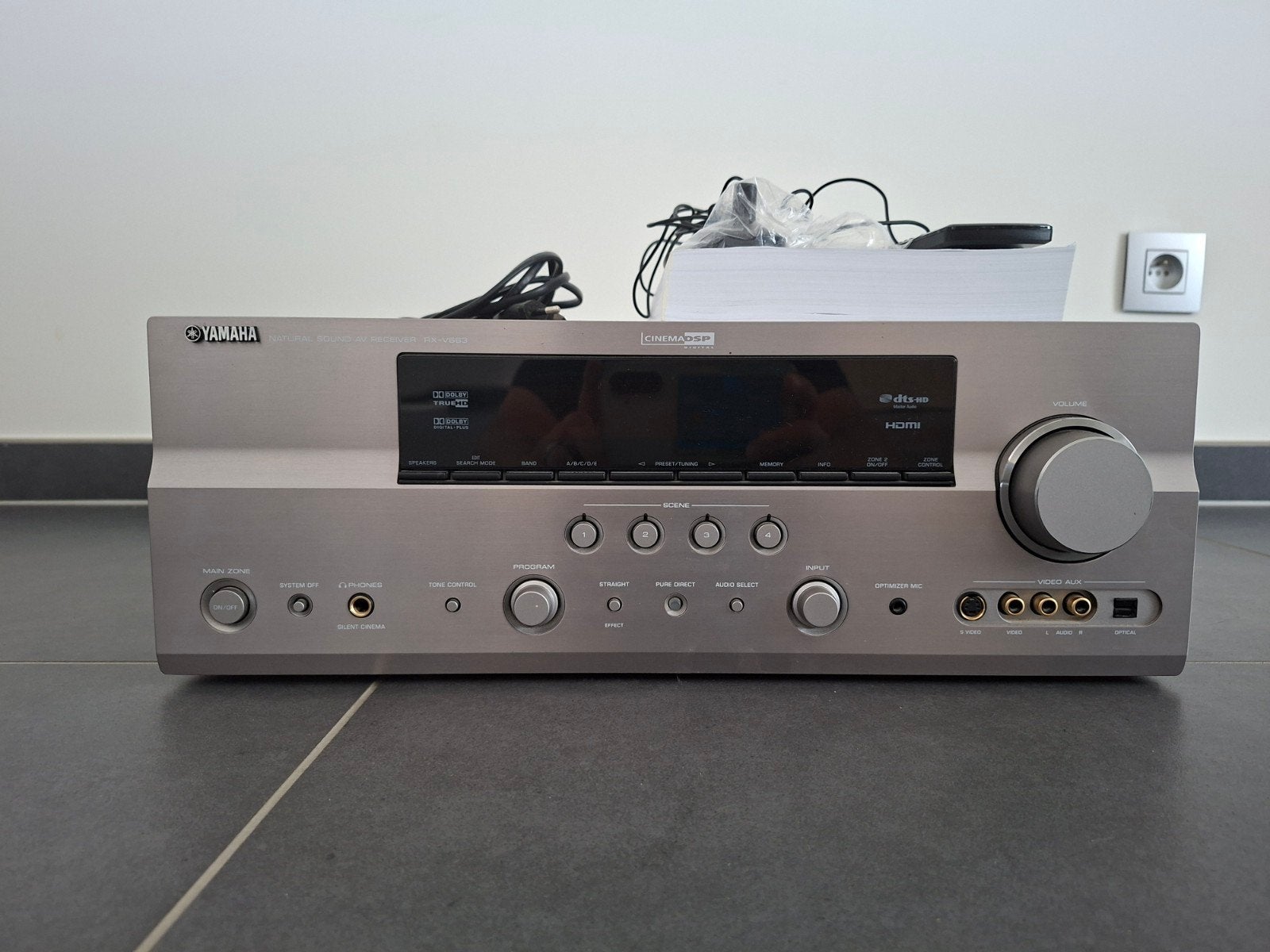 Yamaha rx-v663 home cinema versterker, Audio, Tv en Foto, Versterkers en Ontvangers, Ophalen, Yamaha