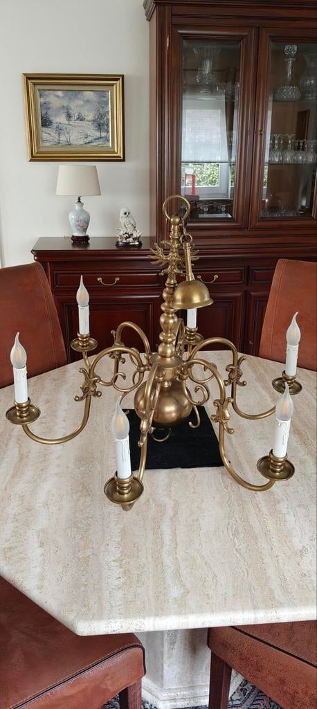 Bronzen luchter vintage, Enlèvement