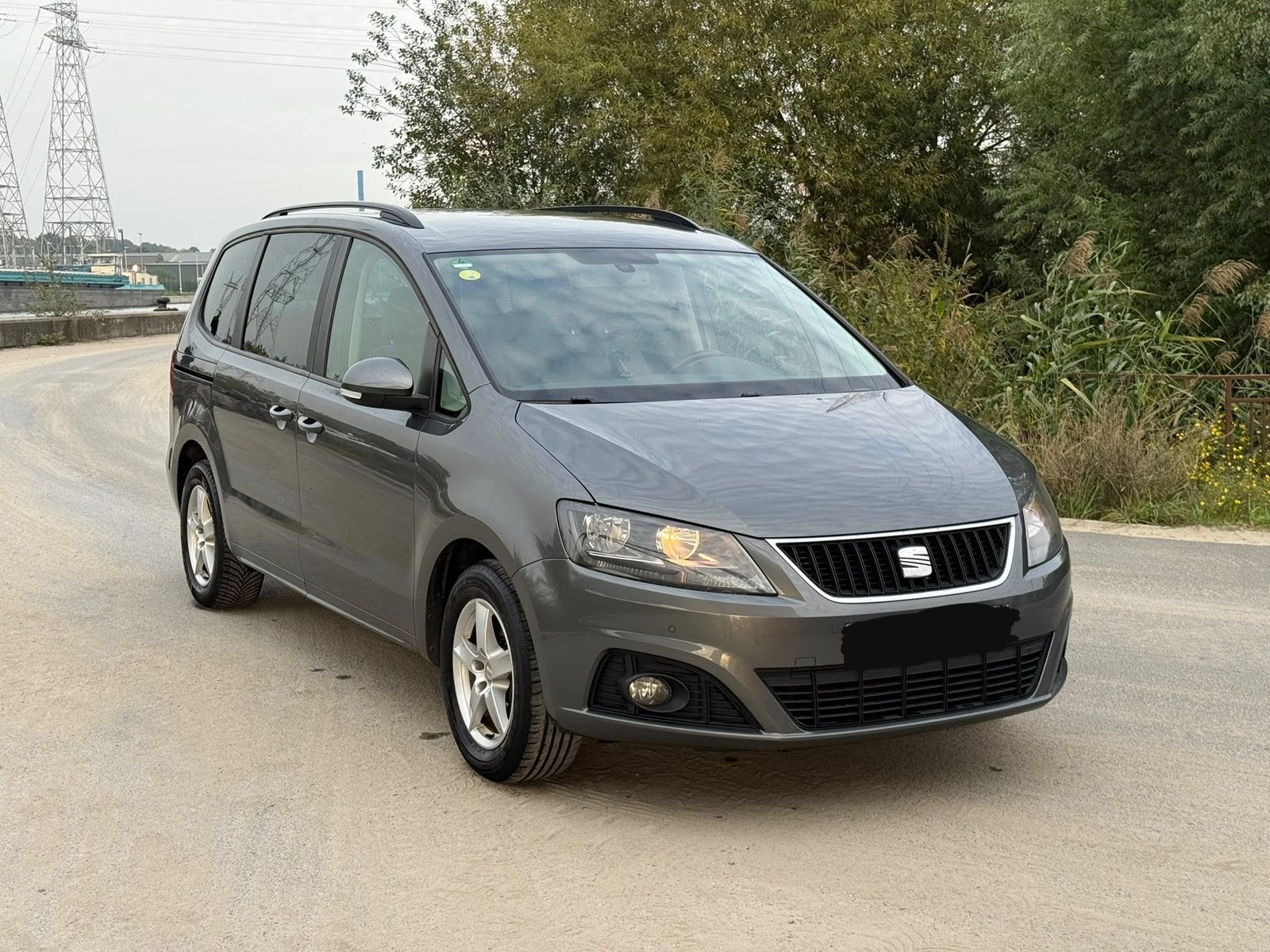 Seat Alhambra. 2,0 diesel 7 plaatsen, Auto's, Euro 5, Beige, 4 cilinders, Bruin