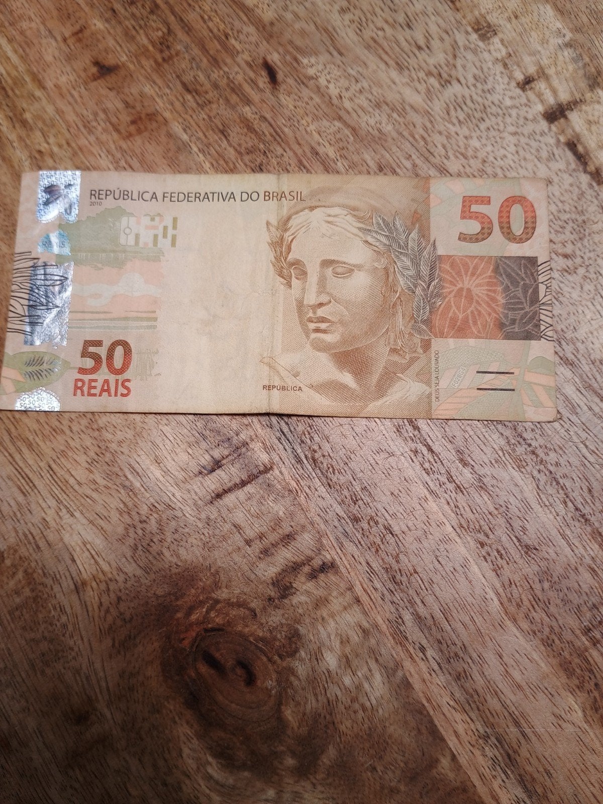 50 reais Brazilië, Postzegels en Munten, Ophalen of Verzenden